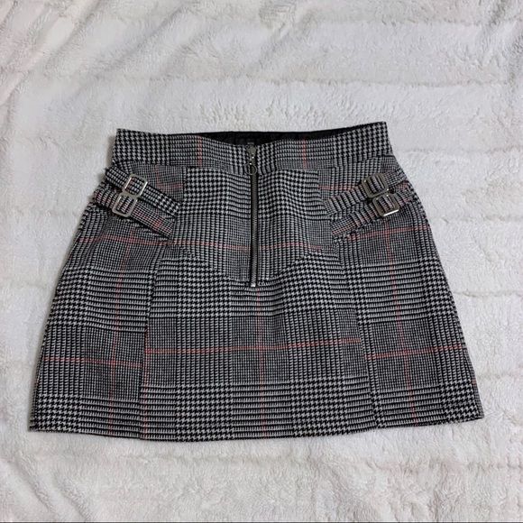 Topshop Houndstooth Skirt - Picture 1 of 7
